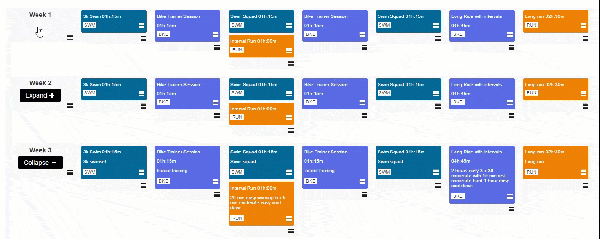 Expand and Collapse Workout